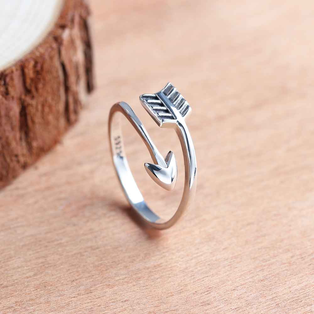Sterling Silver Cupid Arrow Ring Shape