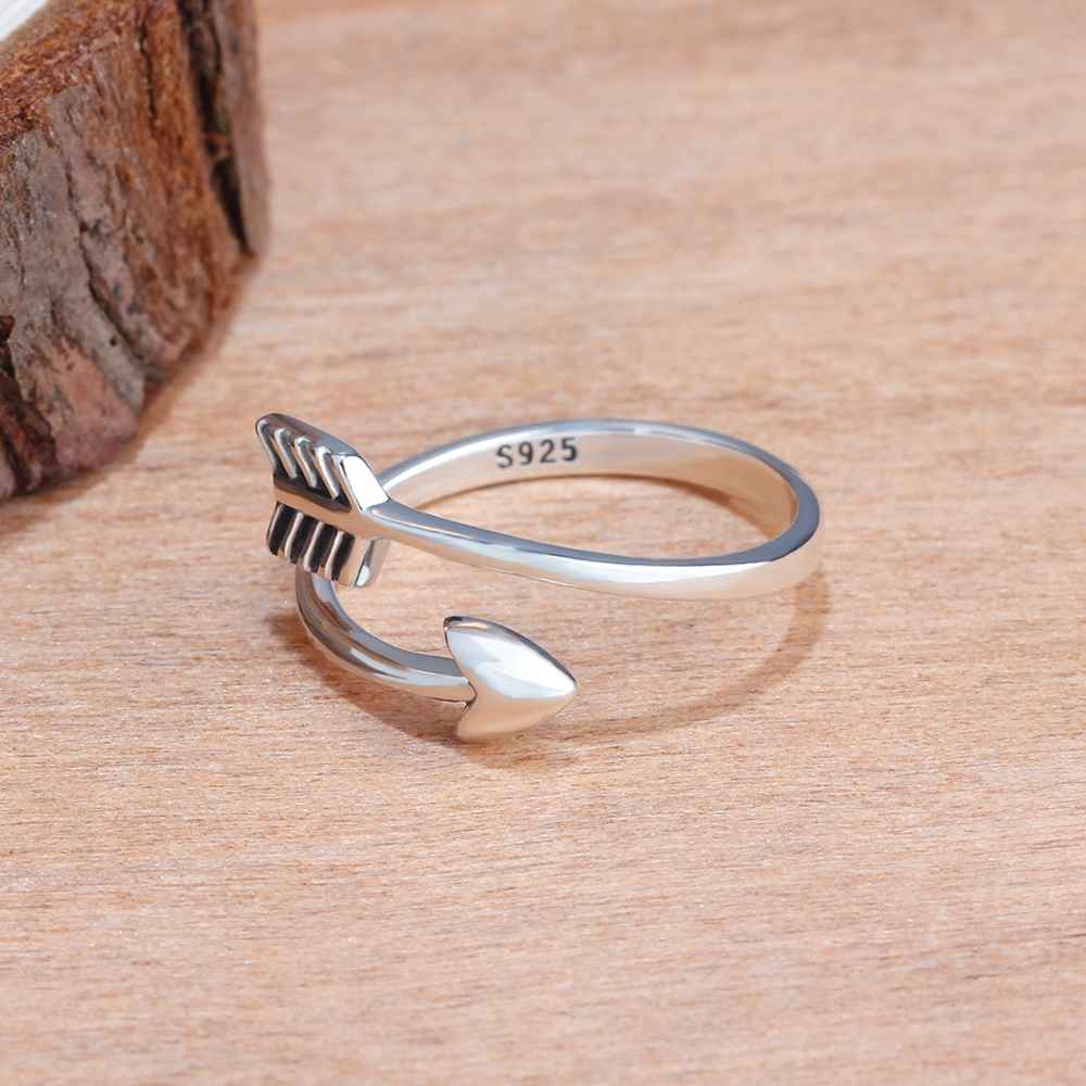 Sterling Silver Cupid Arrow Ring Shape