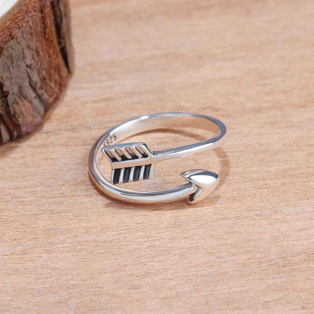 Sterling Silver Cupid Arrow Ring Shape